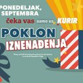 Kurir u ponedeljak 9. septembra poklanja svojim čitaocima poklon iznenađenja!