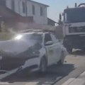 (Video) Automobili uništeni, sve stoji: Lančani sudar u Borči: Učestvovalo više vozila