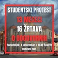 Niški studenti pozivaju na proteste povodom 13 meseci od pada nadstršnice