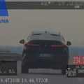 Jurio gotovo 240 na sat: Presretač zaustavio BMW sa nemačkim tablicama na auto-putu Ruma–Šabac