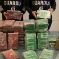 Italijanska policija zaplenila 2,6 tona kokaina: Droga vredna 500 miliona dolara, uhapšene četiri osobe
