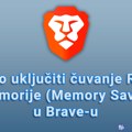 Kako uključiti čuvanje RAM memorije (Memory Saver) u Brave-u