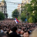 Godišnjica prvog protesta 'Srbija protiv nasilja' u Beogradu