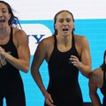 Ženska štafeta Australije zlatna na 4x200 slobodnim stilom