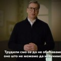 Vučić se obratio ljudima: Trudili smo se da ne obećamo ono što ne možemo da ispunimo VIDEO