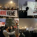 Studentski protest u novogodišnjoj noći: Iz Pionirskog parka kreću u šetnju do Studentskog trga (foto/video)