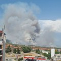 Požar blizu deponije u Vranju, ugrožene kuće u naseljima Mečkovac i Balinovac