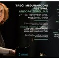 Treći Međunarodni festival Isidora Žebeljan u Kragujevcu