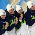 Slovenija u transu: Domen Prevc predvodio mešovitu ekipu do zlata u ski skokovima na Zimskim olimpijskim igrama