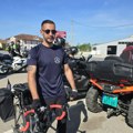 Miloš Bojić krenuo biciklom do Ostroga kako bi pomogao dečaku koji boluje od raka (VIDEO)