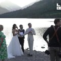 Mladenci taman hteli da izgovore zavete kad su se začuli urlici sa jezera: Venčanje prekinula neverovatna scena (video)