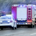 Izbio Požar na pruzi u Ripnju: Zapalila se električna lokomotiva, intervenisalo 9 vatrogasaca