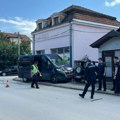 Судар полицијске марице и аутомобила у улици Пана Ђукића у Лесковцу