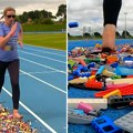 Mama sa Novog Zelanda oborila rekord u trčanju po LEGO kockicama – potpuno bosa