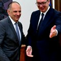 Vučić posle sastanka sa grčkim ministrom Gerapetritisom: Zahvalnost Grčkoj na podršci evropskom putu Srbije