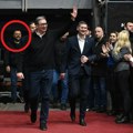 Aleksandar Jokić koji je napao studente FDU stajao iza Vučića u Požarevcu