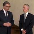 Vučić se sastao sa Stoltenbergom: Predsednik Srbije: "Zamolio sam KFOR da obezbedi bezbednost Srba na severu Kosova"