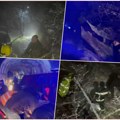 Prvi snimak stravične saobraćajke kod Tutina: Spasioci na 100 metara dubine izvlače tročlanu porodicu - trudnica poginula…