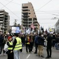 Protest studenata u blokadi kod zgrade nekadašnjeg Generalštaba