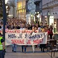 FOTO i VIDEO: Bučna protestna kolona krenula od Jovine gimnazije ka Mašinskoj školi