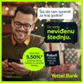 Yettel Bank štednja na 12 meseci uz 5,50%: Oročena, a kao da nije