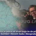Pogledajte: Koliko mesta predsednik Vučić može da poveže za sedam minuta (video)