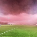 Bakljada Delija "upalila" alarm! Pištao ceo stadion, Pančevom odjekivalo: "Pažnja, uzbuna..."