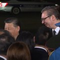 Srdačan pozdrav dva prijatelja Prve fotografije dočeka kineskog predsednika (foto)