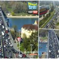 Krkljanac na Brankovom, nepregledne kolone od Ušća za grad: Sad se gužva pravi i u suprotnom smeru! Na Gazeli i Autokomandi ni…