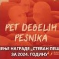 Priznanje za „Pet debelih pesnika“: Piscu Predragu Đuriću dodeljena nagrada „Stevan Pešić“