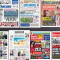 Naslovne strane sutrašnjih novina: Prelistavanje štampe za subotu, 7. jun 2025. godine