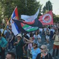 Protest „Pređi na našu stranu“: Blokirana raskrsnica u Omladinskih brigada i kružni tok kod Opštine Novi Beograd