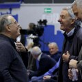 Gajić i Čović posetili orlove: Ministar sporta i predsednik KSS na poslednjem treningu košarkaša Srbije
