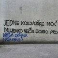 Miljenku Jergoviću ispisali preteću poruku na fasadi zgrade u kojoj živi u Zagrebu