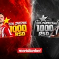 IZNENAĐENJE ZA VEČITE: ZA GOL U DERBIJU – 1.000 DINARA!