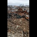 Kraterčina 30 metara: Od ukrajinskog skladišta ostala samo rupa! (video)