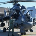 Borbena obuka na helikopterima Mi-35 na vojnom aerodromu danas u Lađevcima