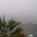 (Video) Sastavili se nebo i voda: Kamere zabeležile zastrašujući trenutak nadolazeće oluje kod Splita: Marina je u trenu…