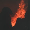 Veliki požar kod Ade: Gori fabrika, gust dim iznad naselja VIDEO