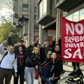 FOTO: Slobodan univerzitet traži ostavku rektora Madića u naredna 72 časa