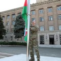 Predsednik Azerbejdžana podigao zastavu u glavnom gradu Karabaha