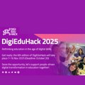 DigiEduHack hakaton od 7. do 9. novembra, prijave do 2. novembra