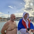 Zaharjaševići, otac i sin plivali za Časni krst
