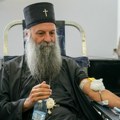 Patrijarh Porfirije učestvovao u akciji dobrovoljnog davanja krvi