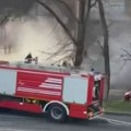 VIDEO Požar u prodavnici oružja u Beogradu, čule se i detonacije: Nema povređenih