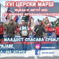 Prijavljivanje za 16. Cerski marš