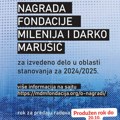 Konkurs Fondacije „Milenija i Darko Marušić“ produžen do 20.10.