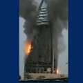 Požar u Sudanu: Goreo čuveni toranj u Kartumu, ne zna se šta je uzrok (video)