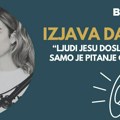 Izjava dana: „Ljudi jesu dosledni, samo je pitanje čemu“