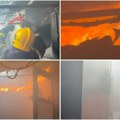 Gori kuća na Temerinskom putu Vatra bukti u više prostorija, vatrogasci na terenu (video)